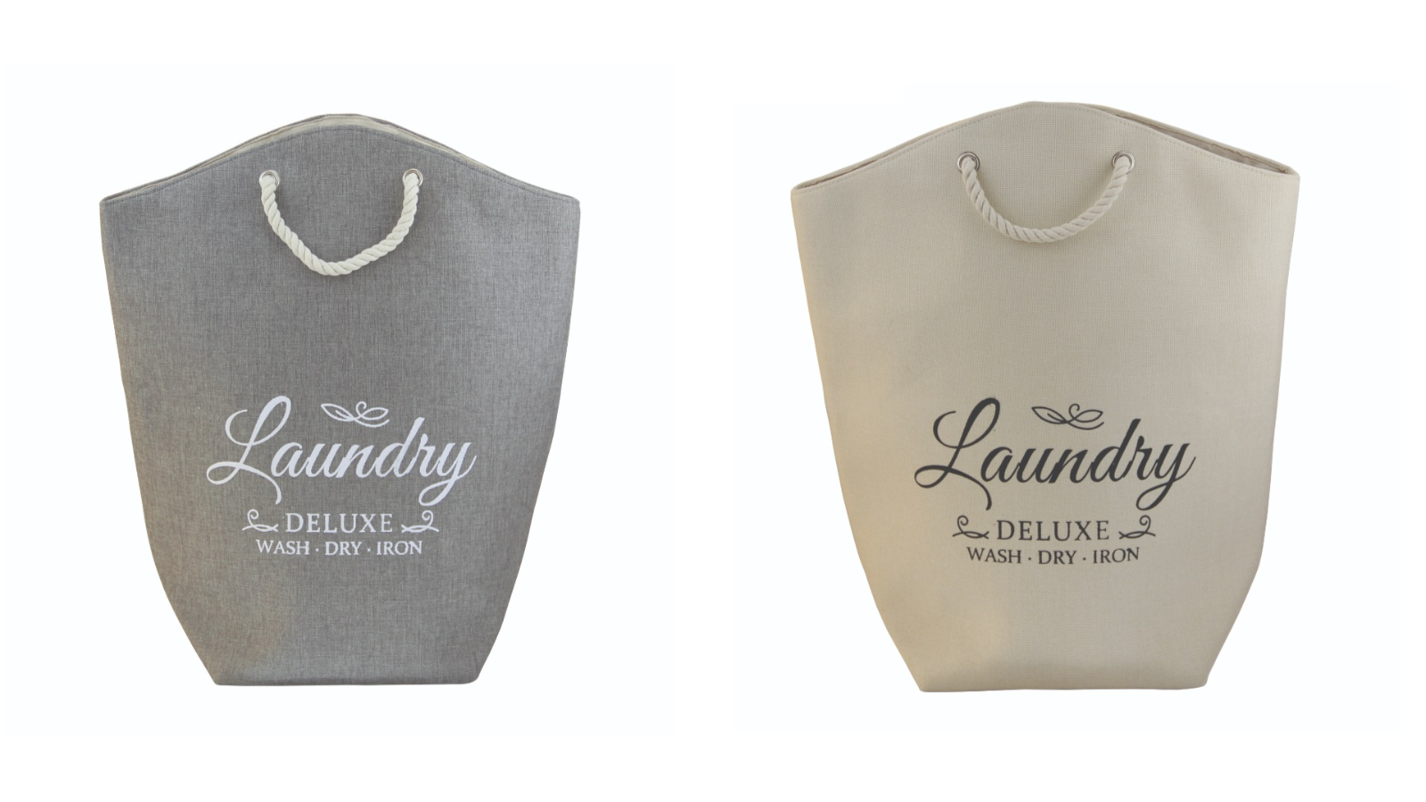 Urban Lines Capri Laundry Hamper with Rope Handle