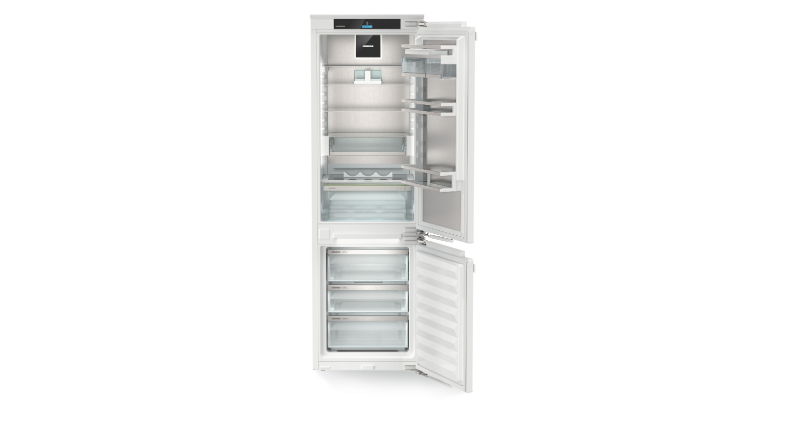 Liebherr 60cm Integrated Fridge-Freezer Telescopic EasyFresh Peak Series - White