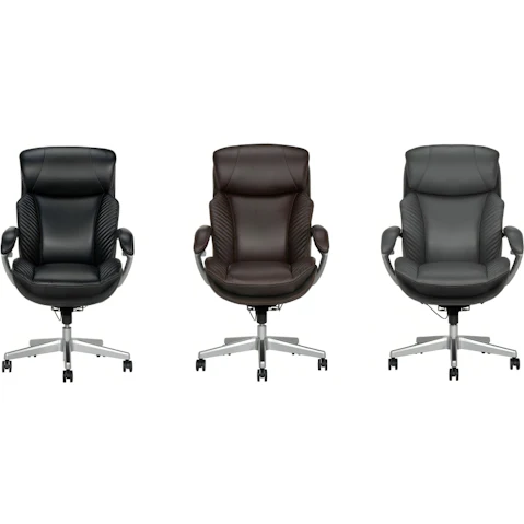 Maestro Furniture iComfort B and T PU Leather Executive Home Office Working Chair