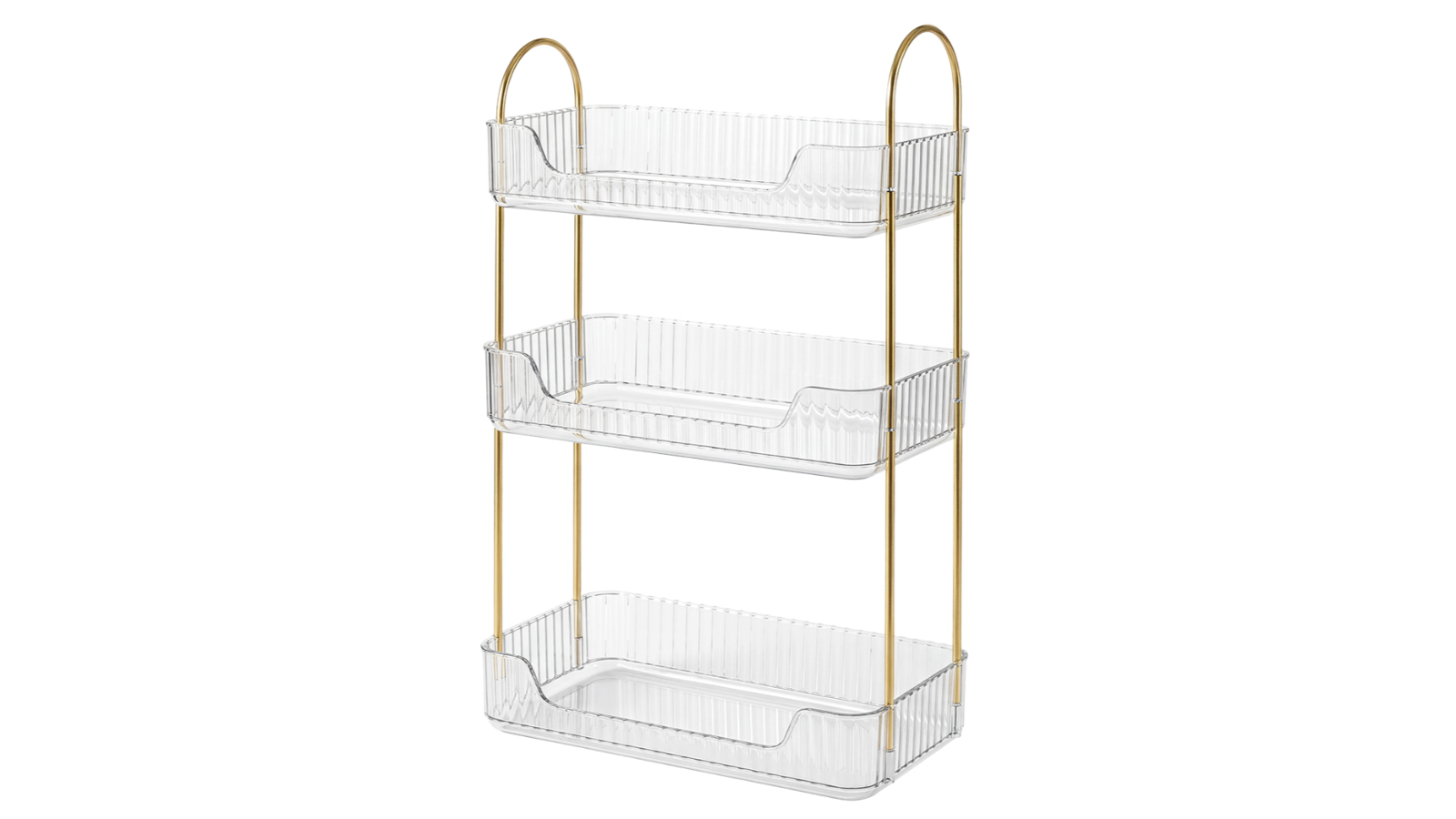 Ilus 3-Tier Vanity Makeup Organiser - White