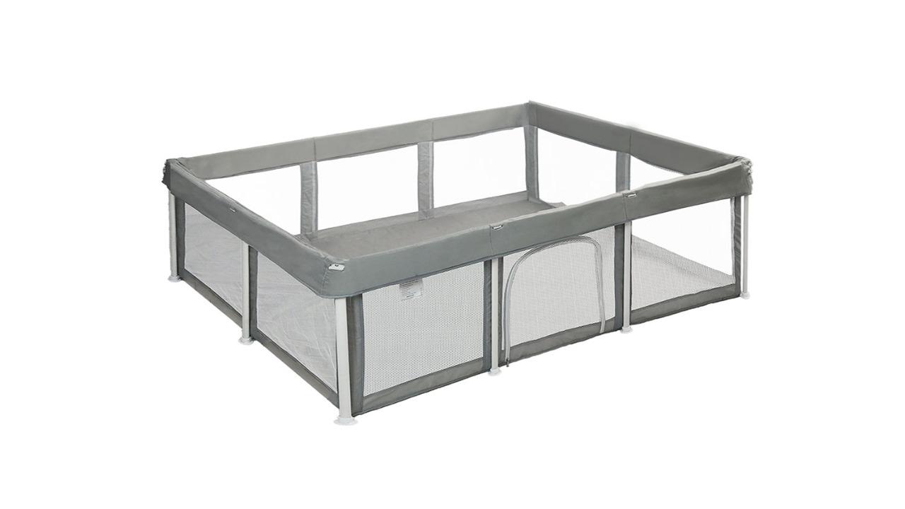 BoPeep Grey Foldable Baby Playpen - 120 x 180cm