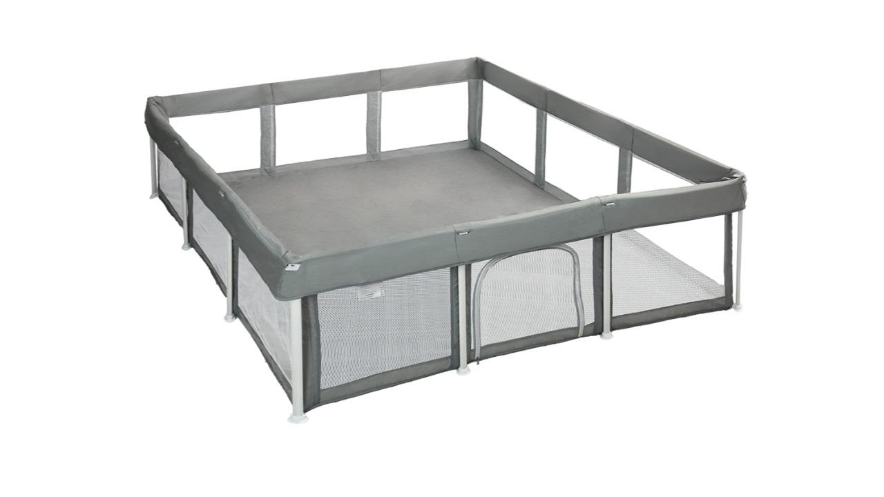 BoPeep Grey Foldable Baby Playpen