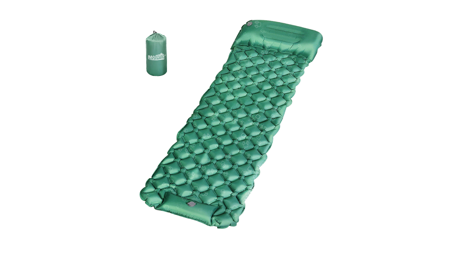 Mountview 6cm Self Inflating Camping Sleeping Mat - Green