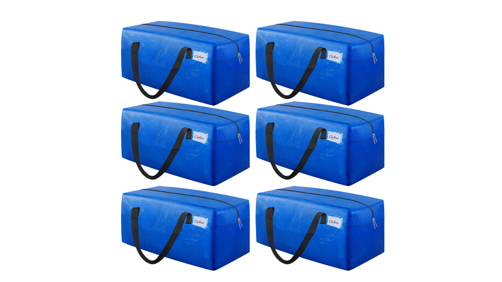 Traderight 6 Piece Storage Bag with Zip and Handle - X-Large
