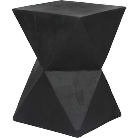 Levede Terrazzo Geometric Shape Side Table - 35cm