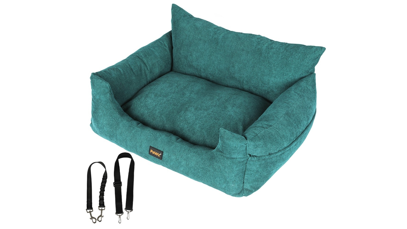 PaWz Large Pet Car Booster Seat Portable Travel Bed - Green