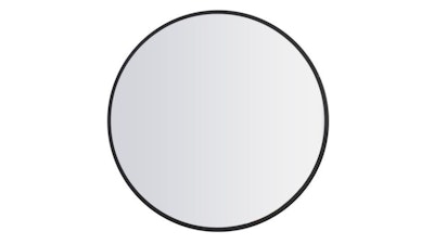 Smooth Edge Round Wall Mirror - 50cm