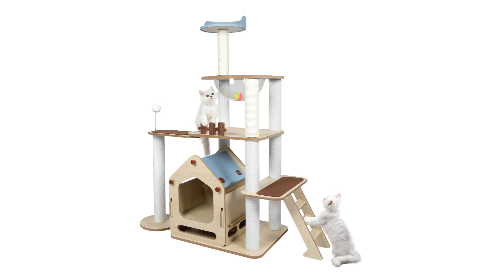 PaWz Cat Scratching Post Tree Condo