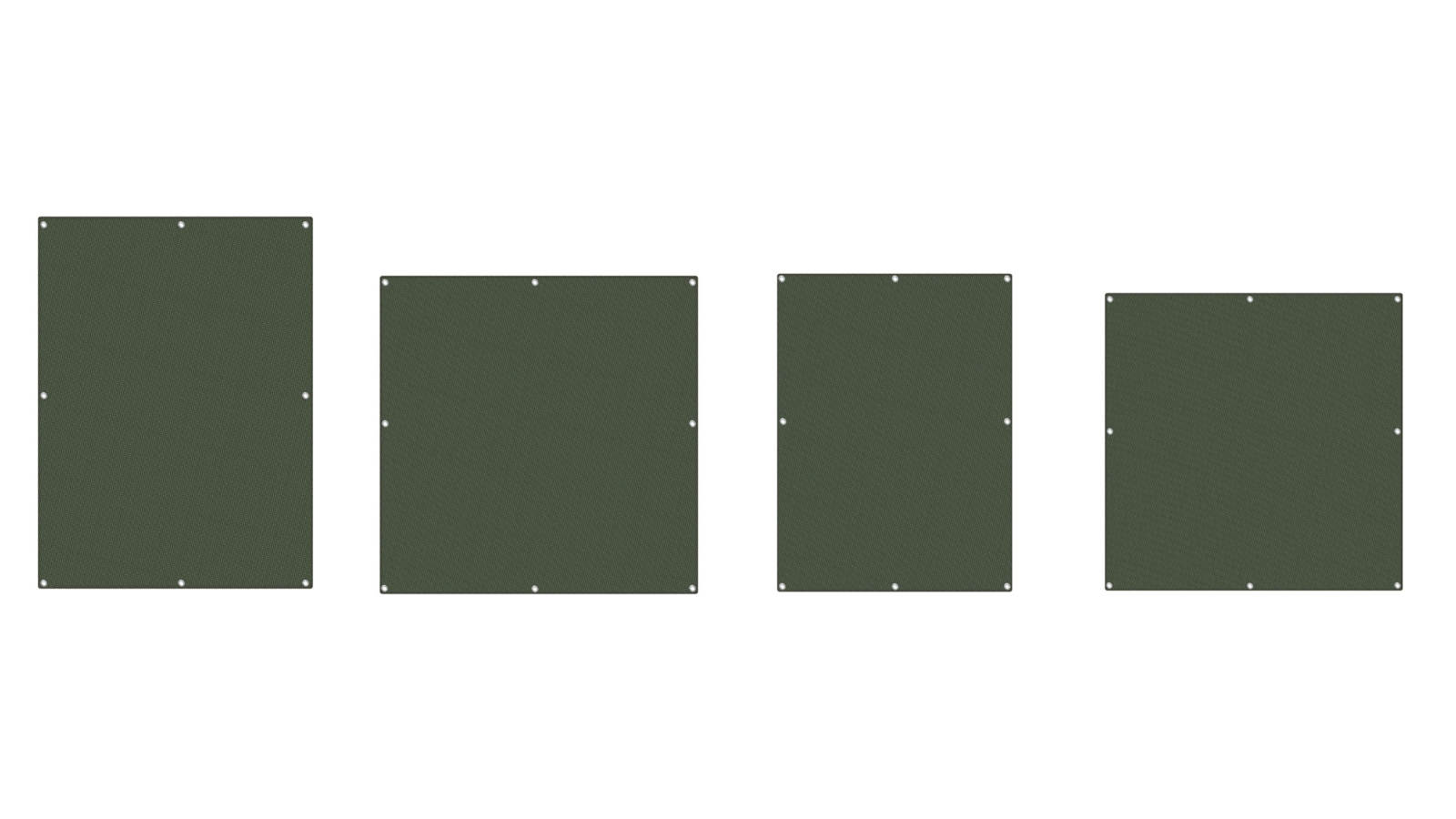 Mountview Heavy Duty Green Dustproof Canvas Tarpaulin