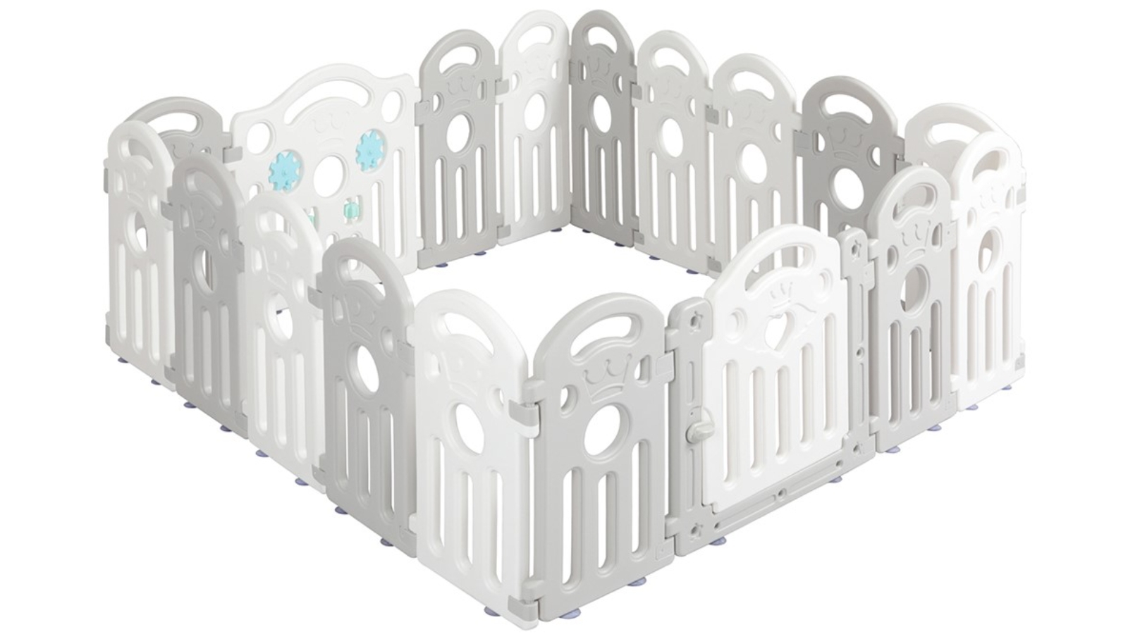BoPeep 18 Panels Kids Playpen - Grey