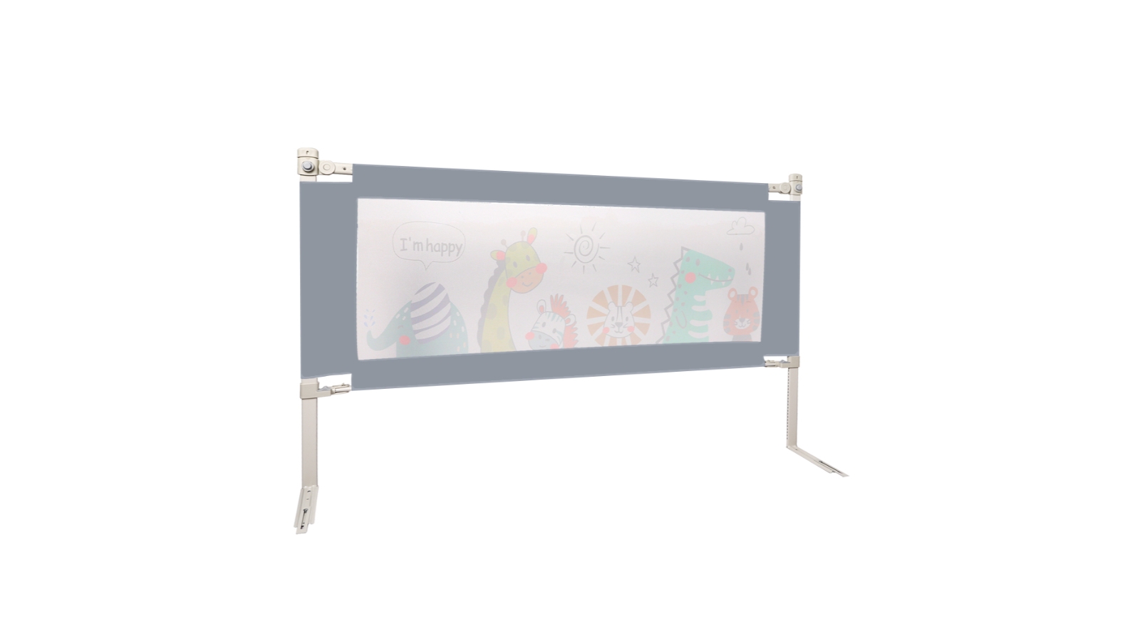 Bopeep Kids Baby Safety Bed Rail Adjustable - 3x Small