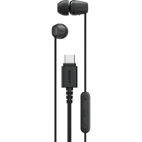 Sony IER-EX15C In-Ear Headphones with USB-C - Black
