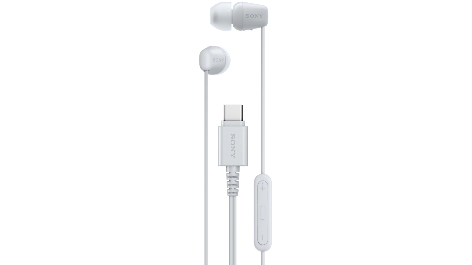 Sony IER-EX15C In-Ear Headphones with USB-C - White