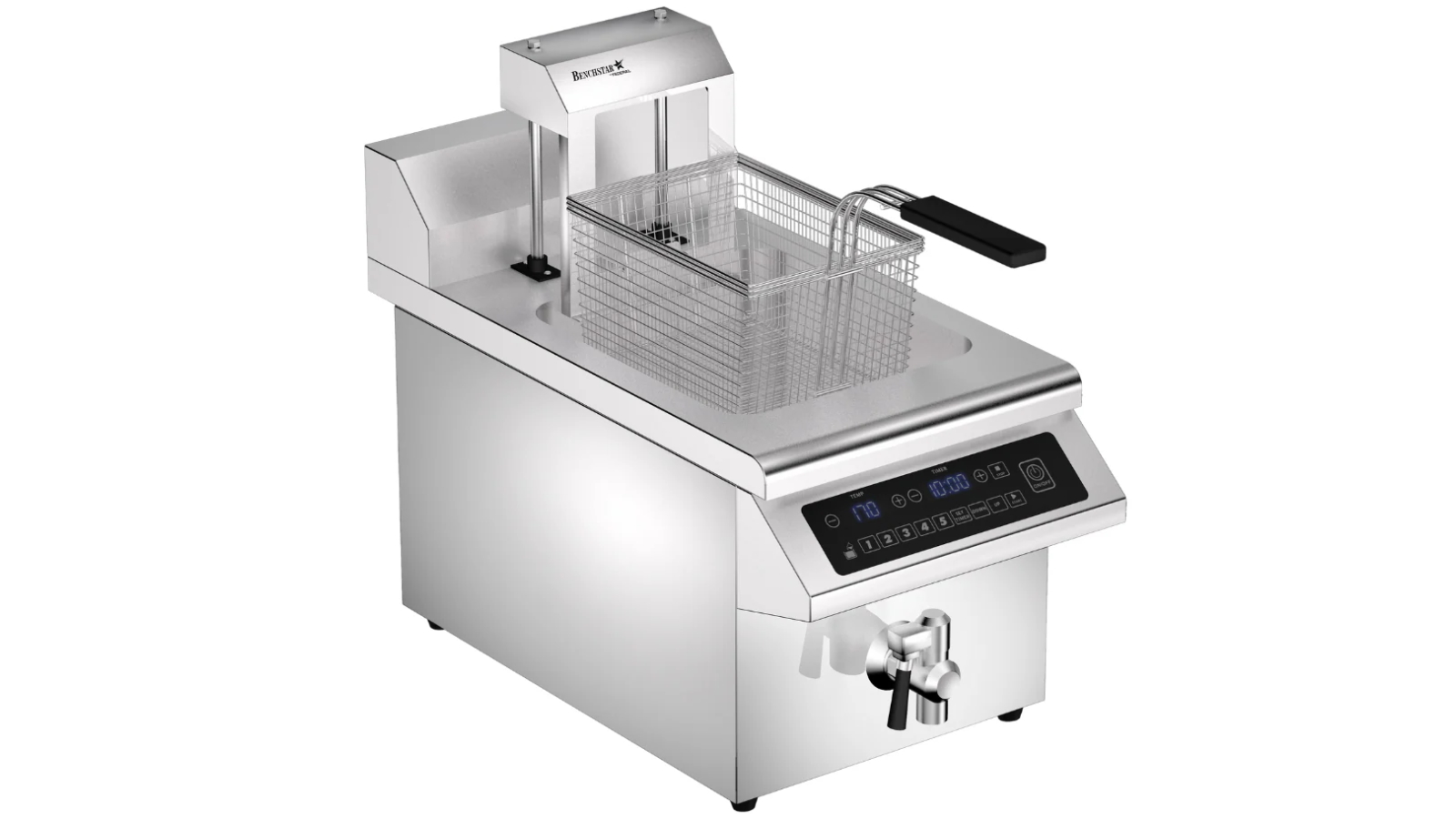 Benchstar Single Tank Auto Lifting Induction Fryer
