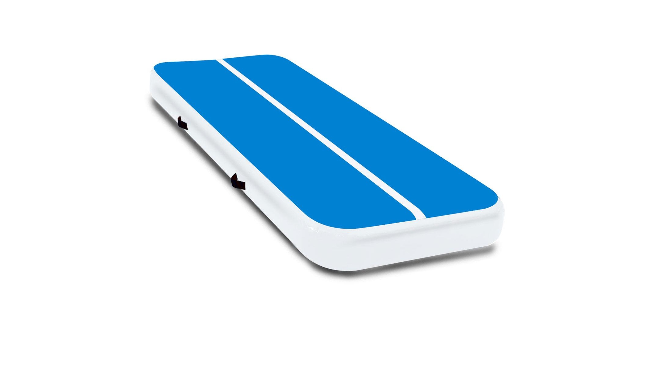 4m Air Track Tumbling Gymnastic Mat - Blue/White