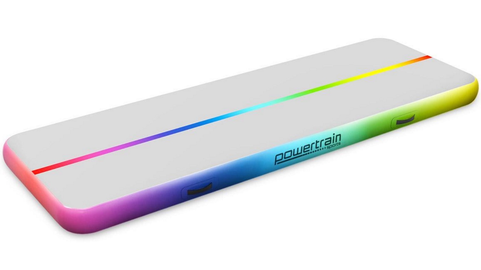 4m Airtrack Tumbling Mat Gymnastics Exercise 20cm Air Track - Rainbow