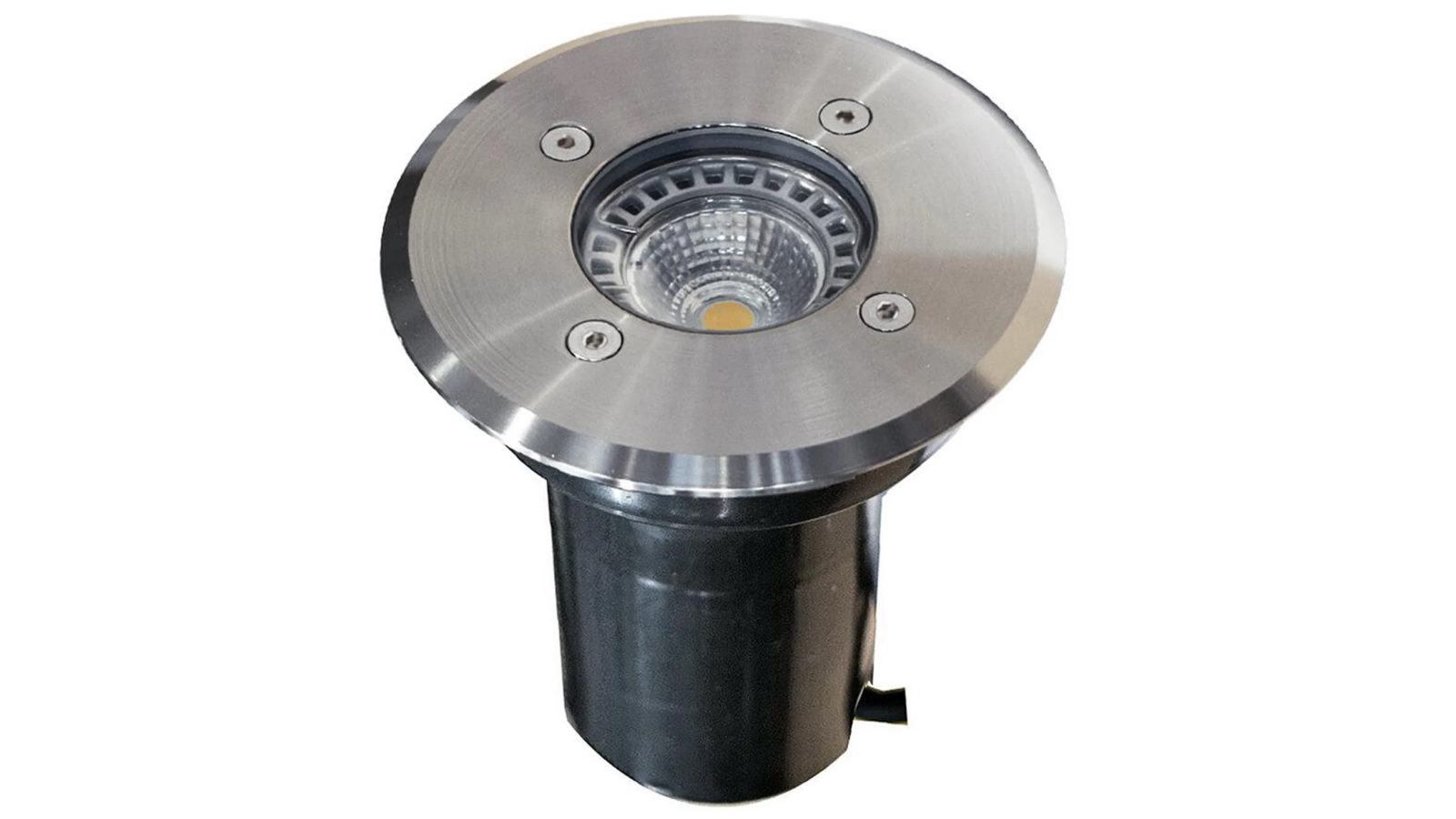 Inground Up Light GU10 Round 316 Stainless Steel Face Plate 12cm Open IP67