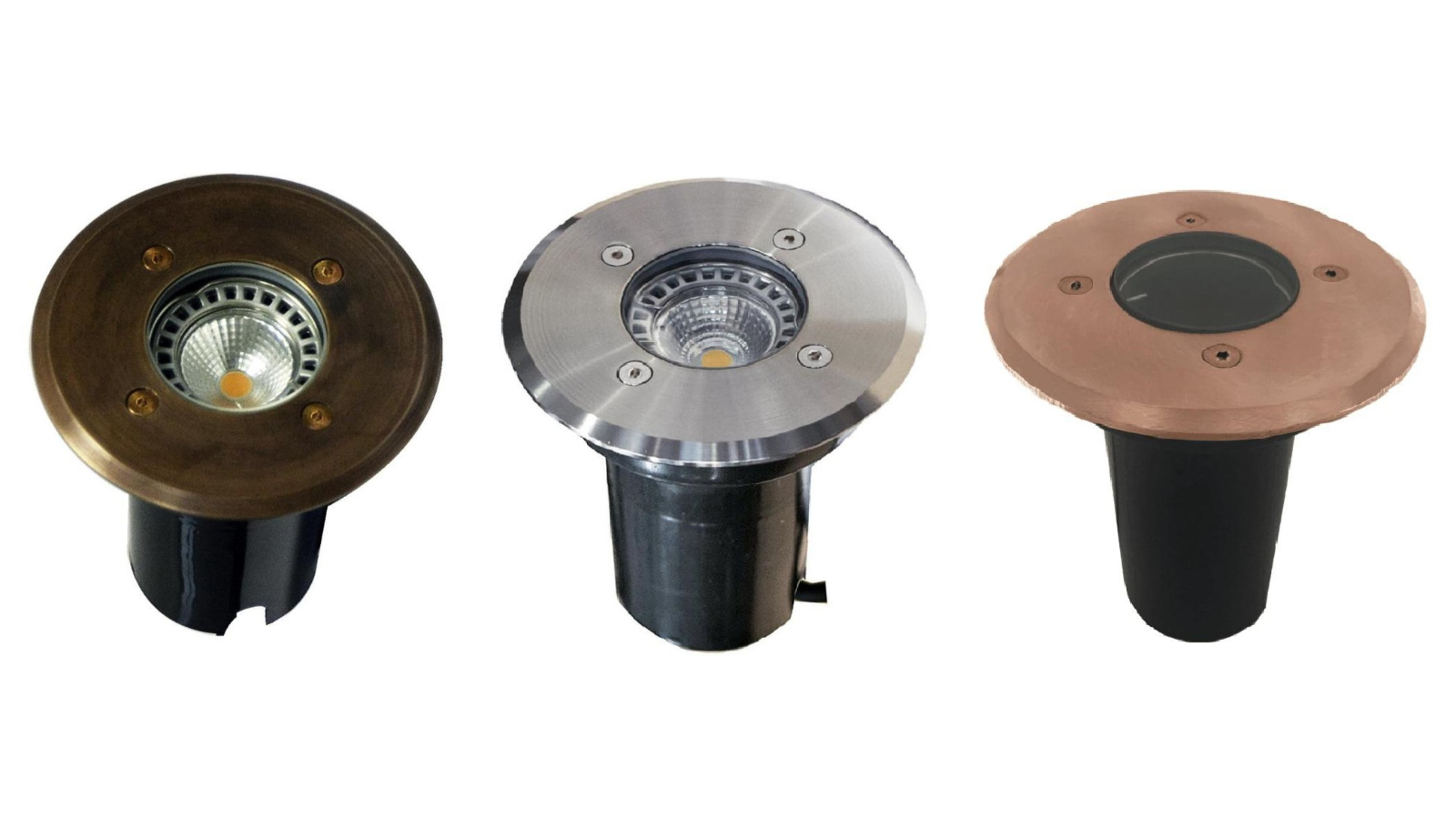 CLA Lighting MR16 Inground Up Light IP67 12cm Open Round Face Plate