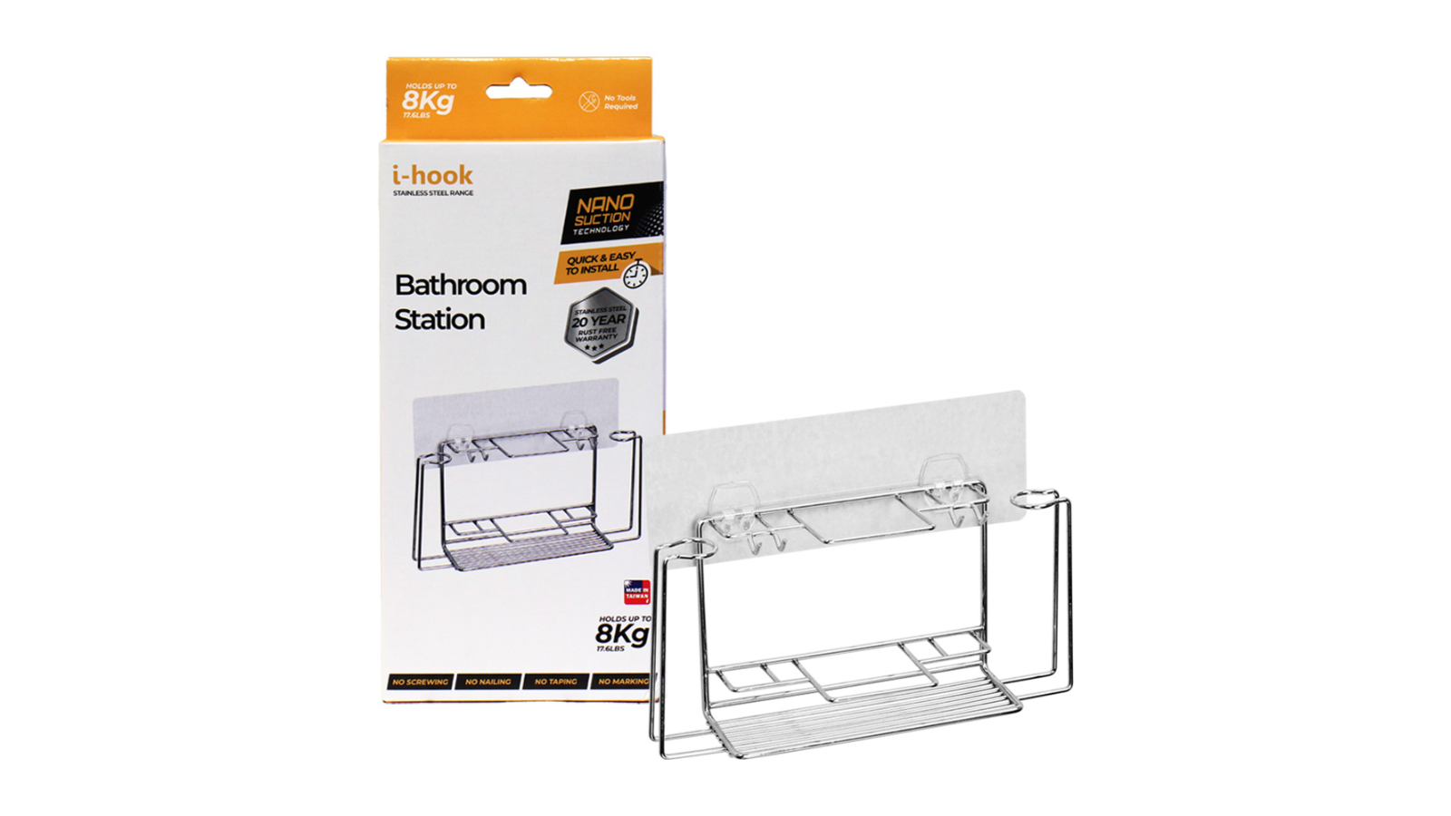 White Magic i-hook Bathroom Station