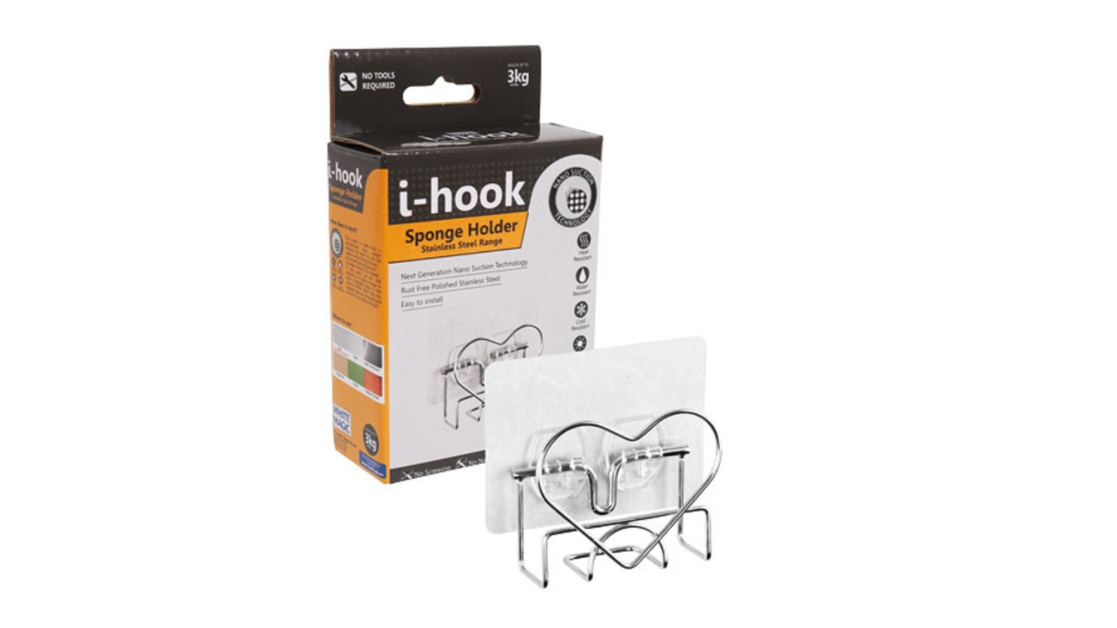 i-Hook Stainless Steel Sponge Holder
