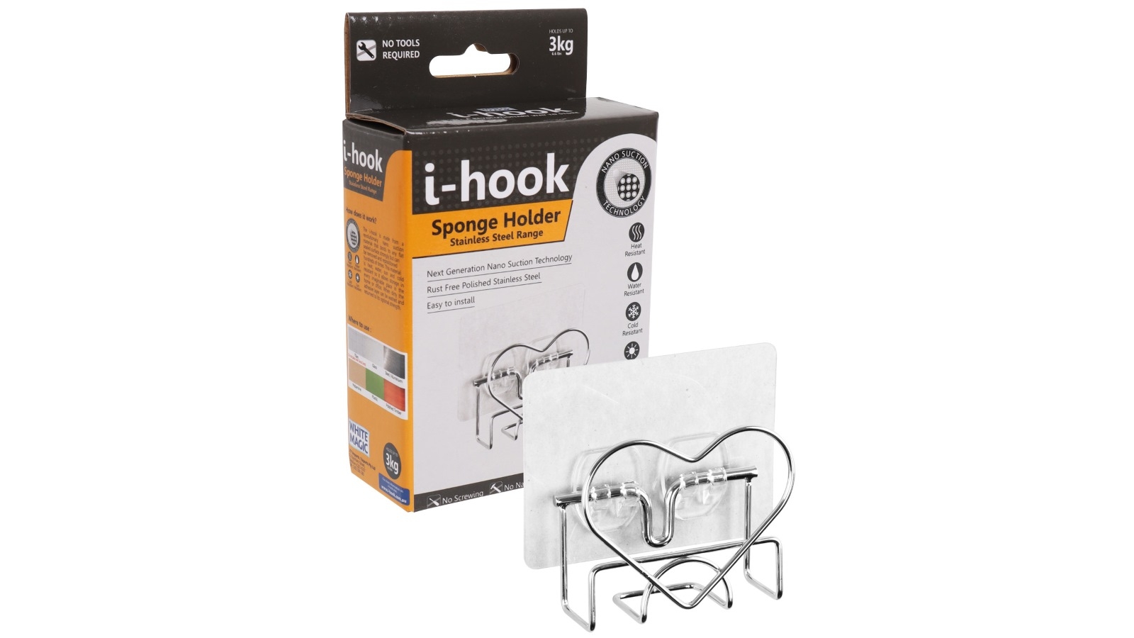 White Magic i-Hook Sponge Holder