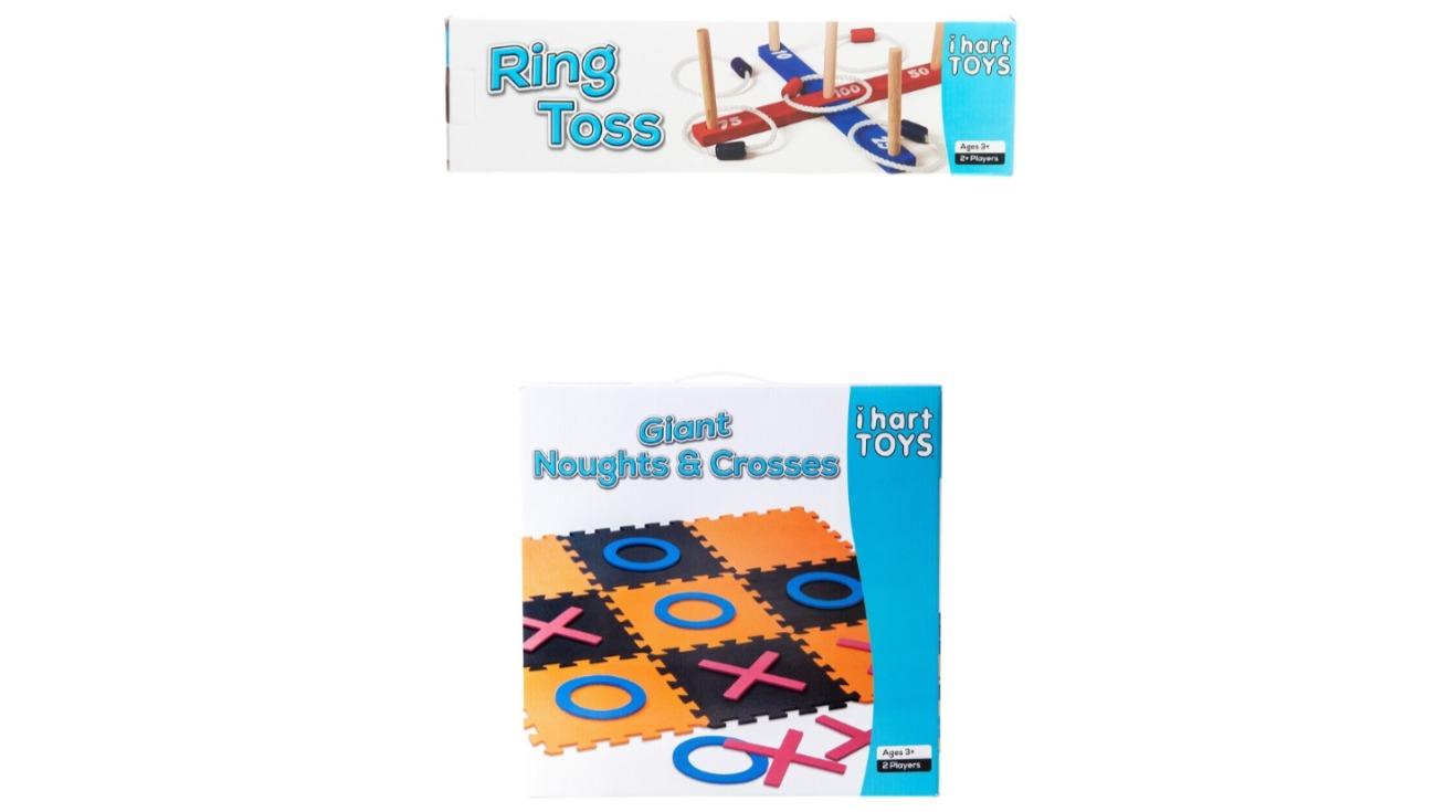 IHart Toys Ring Toss and Nought Crosses Bundle