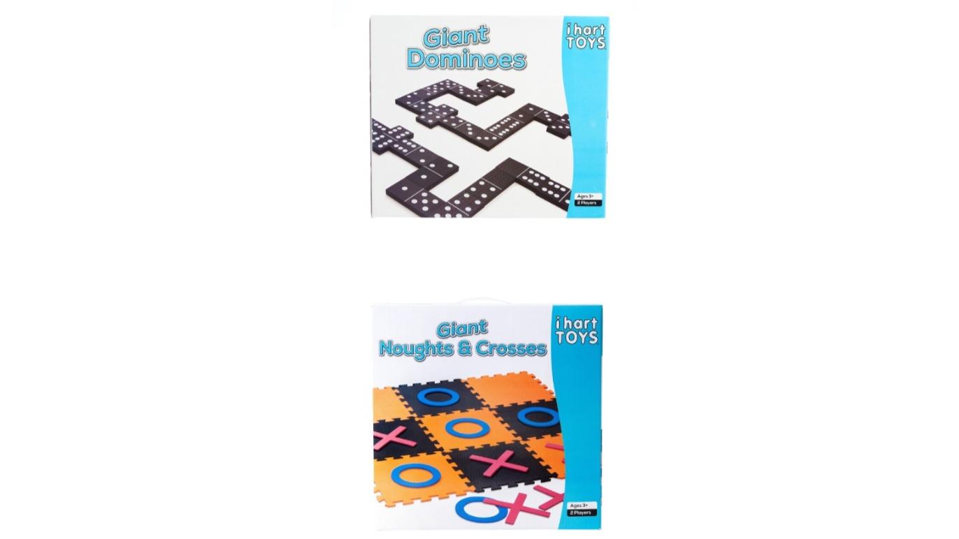 IHart Toys Giant Domino and Nought Crosses Bundle