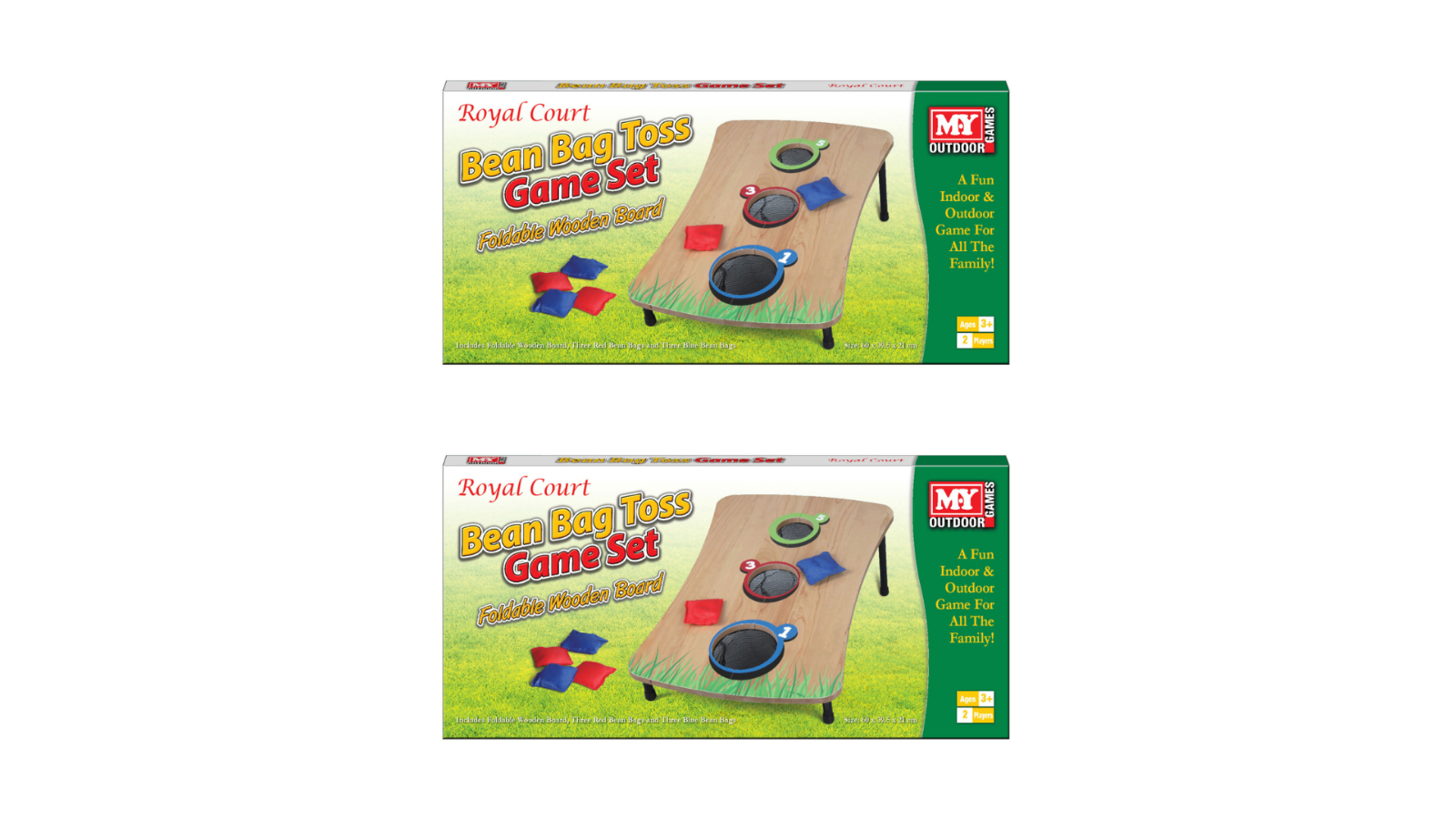 IHart Toys Wooden Bean Bag Toss Game Bundle - Pack of 2