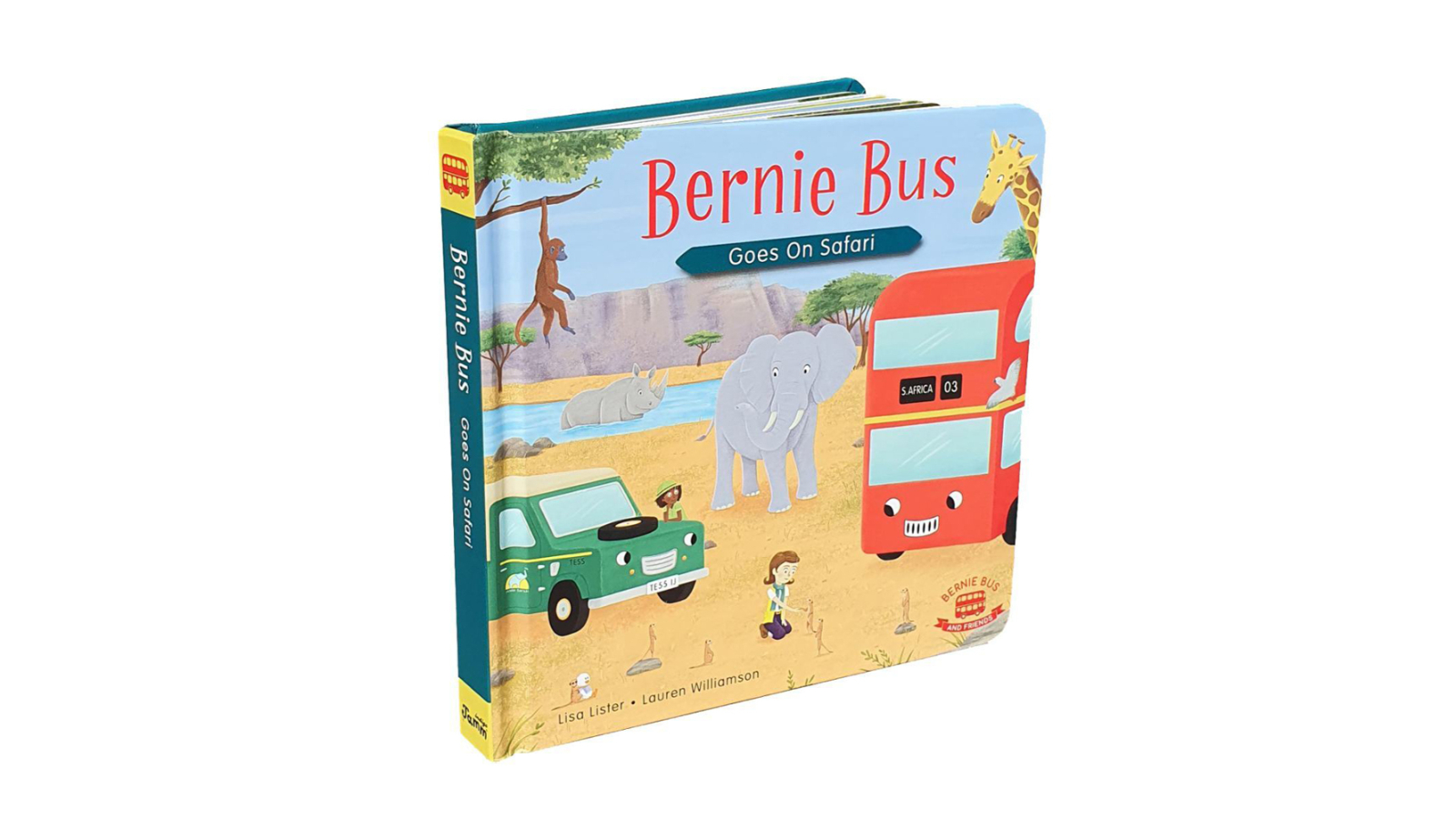 Indigo Jamm Bernie Bus Goes on Safari Story Book - 12 month+
