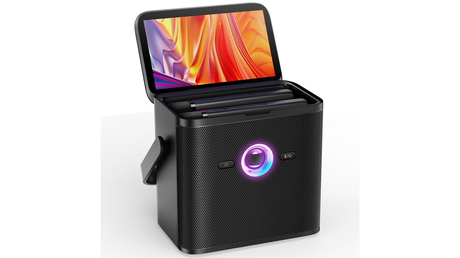 Ikarao Shell S3 HD Portable 80W Karaoke Speaker with 7inch Lyrics Display and HDMI