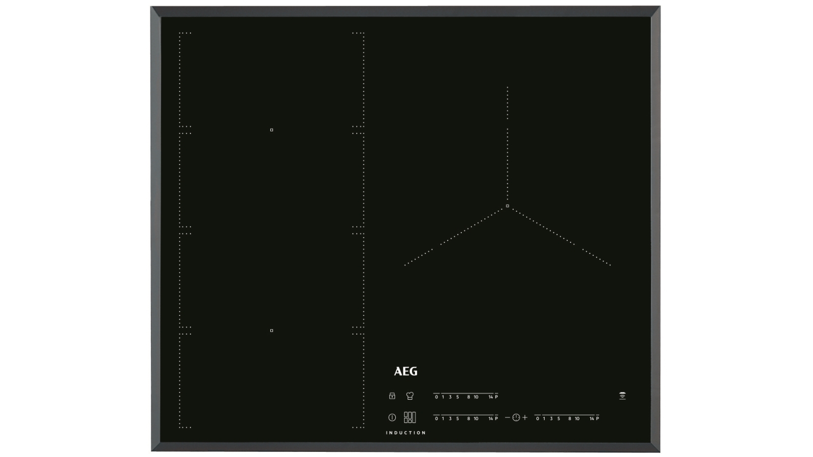 AEG 600mm 3 Zone Induction Cooktop with ProCook & FlexiBridge Harvey