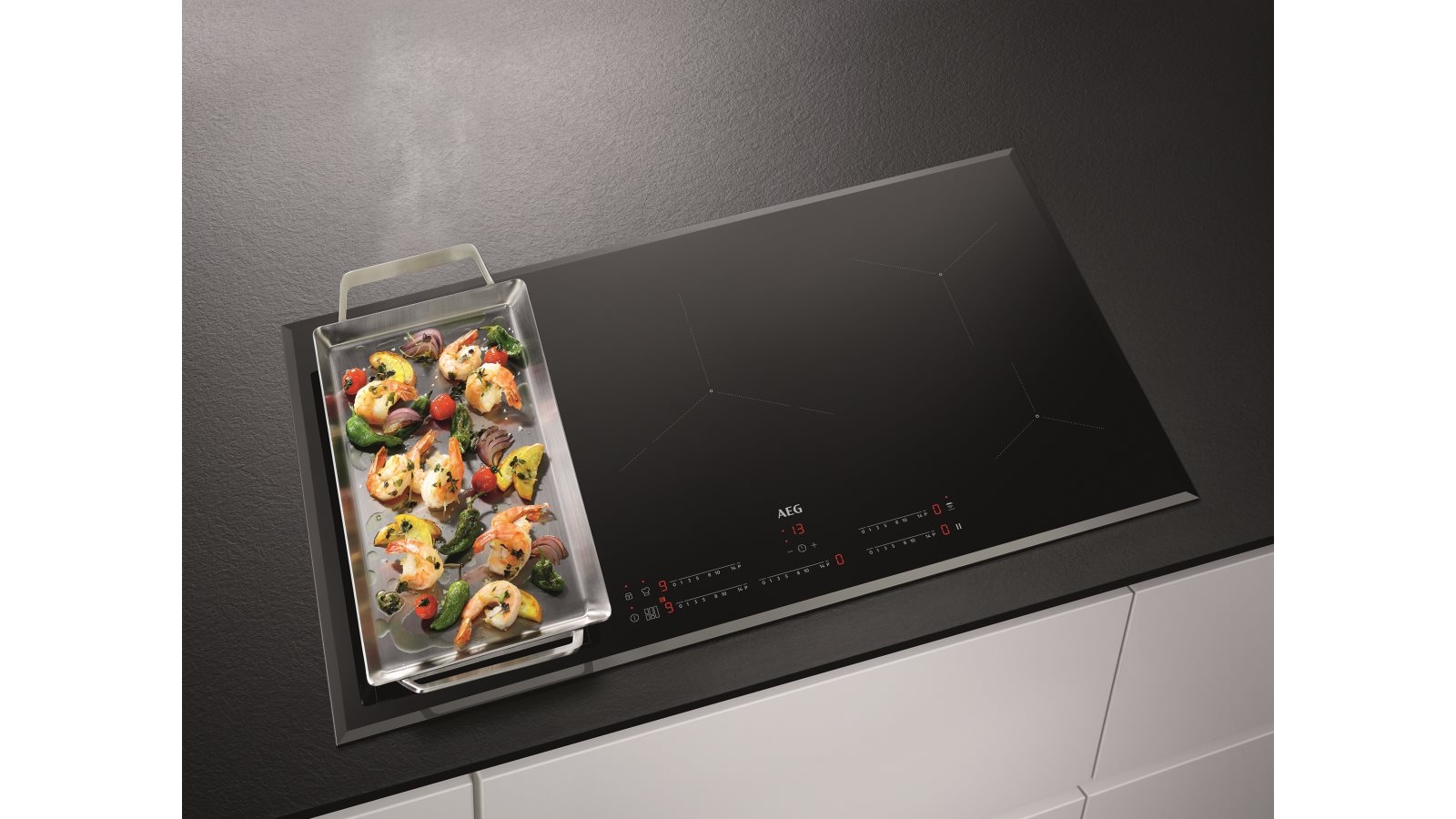 AEG 900mm 5 Zone Induction Cooktop with ProCook & FlexiBridge Harvey