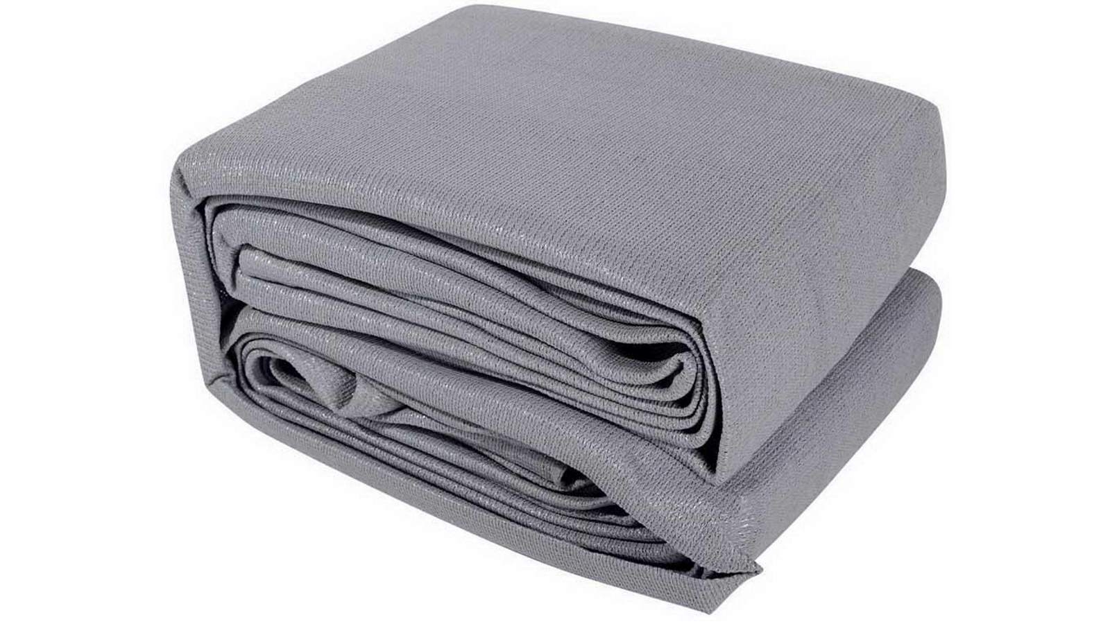 Instahut 5x5x5m Sun Shade Triangle Sail Cloth - Grey