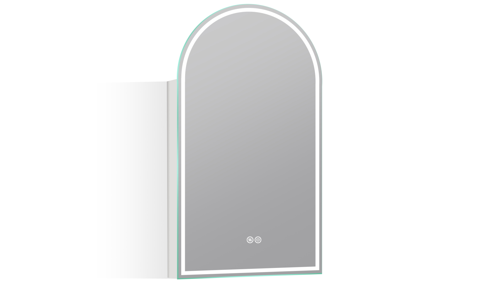 Ilume Arch 500mm Shaving Cabinet