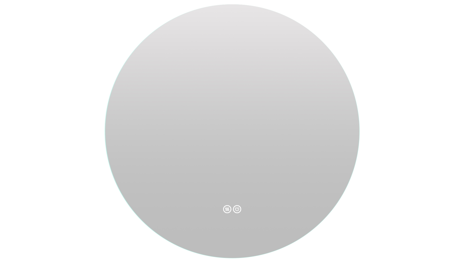 Ilume Sole 1200mm Demister Tri-Colour Backlit Mirror