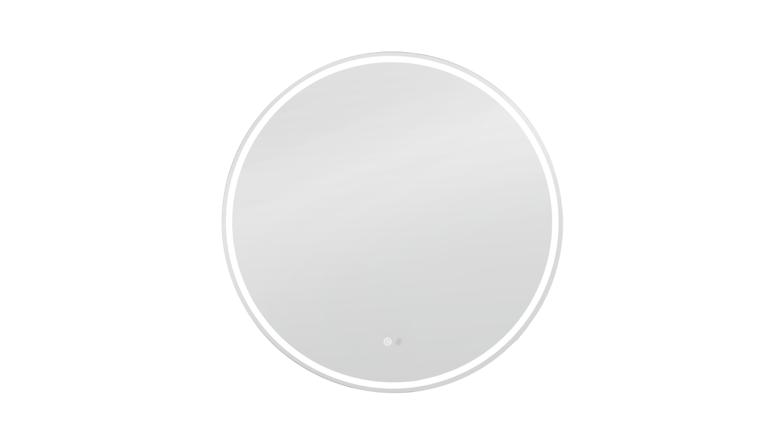 Ilume Circa 800mm Demister Tri-Colour LED Mirror