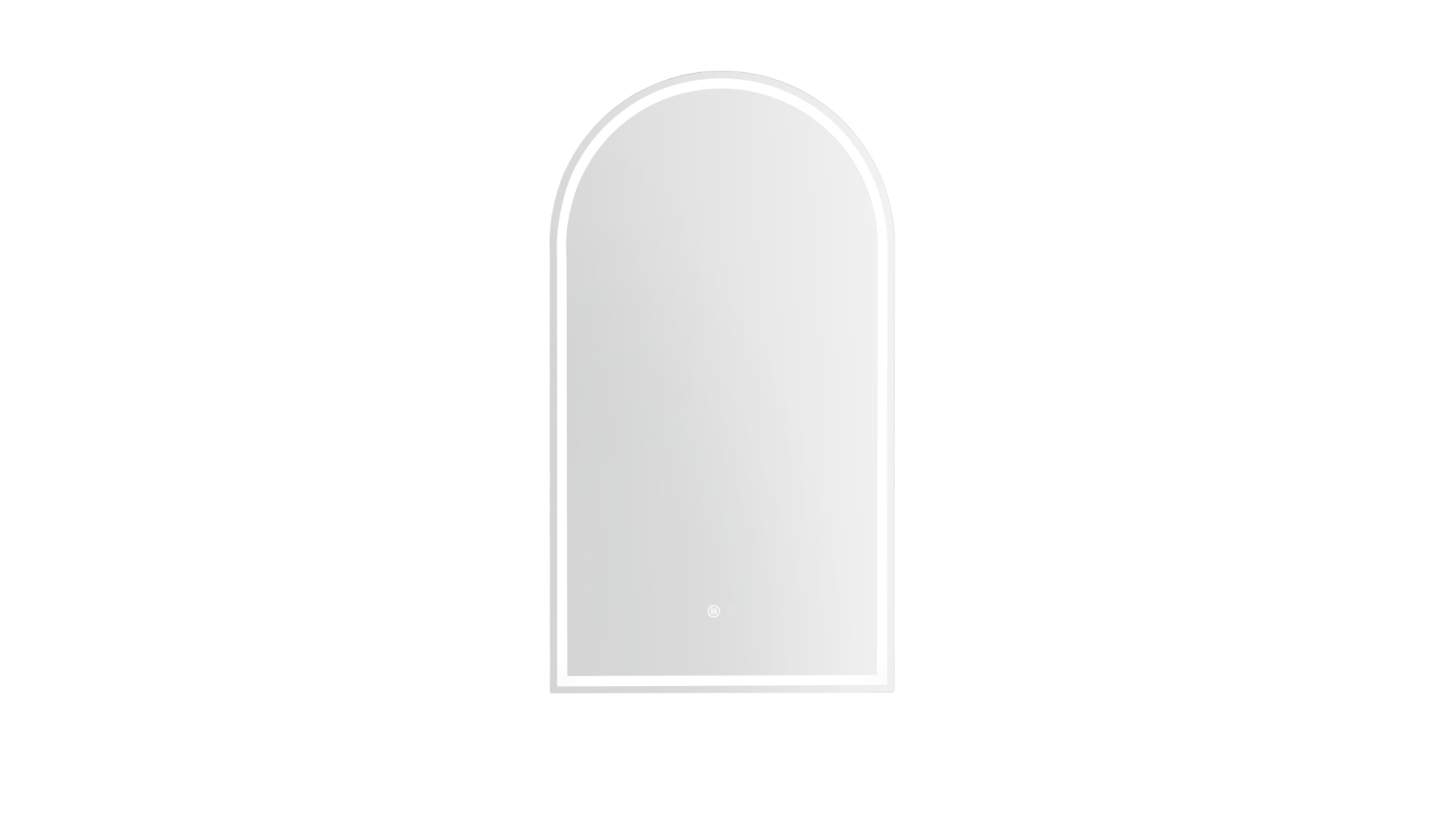 Ilume Curv 500mm Demister Tri-Colour LED Mirror