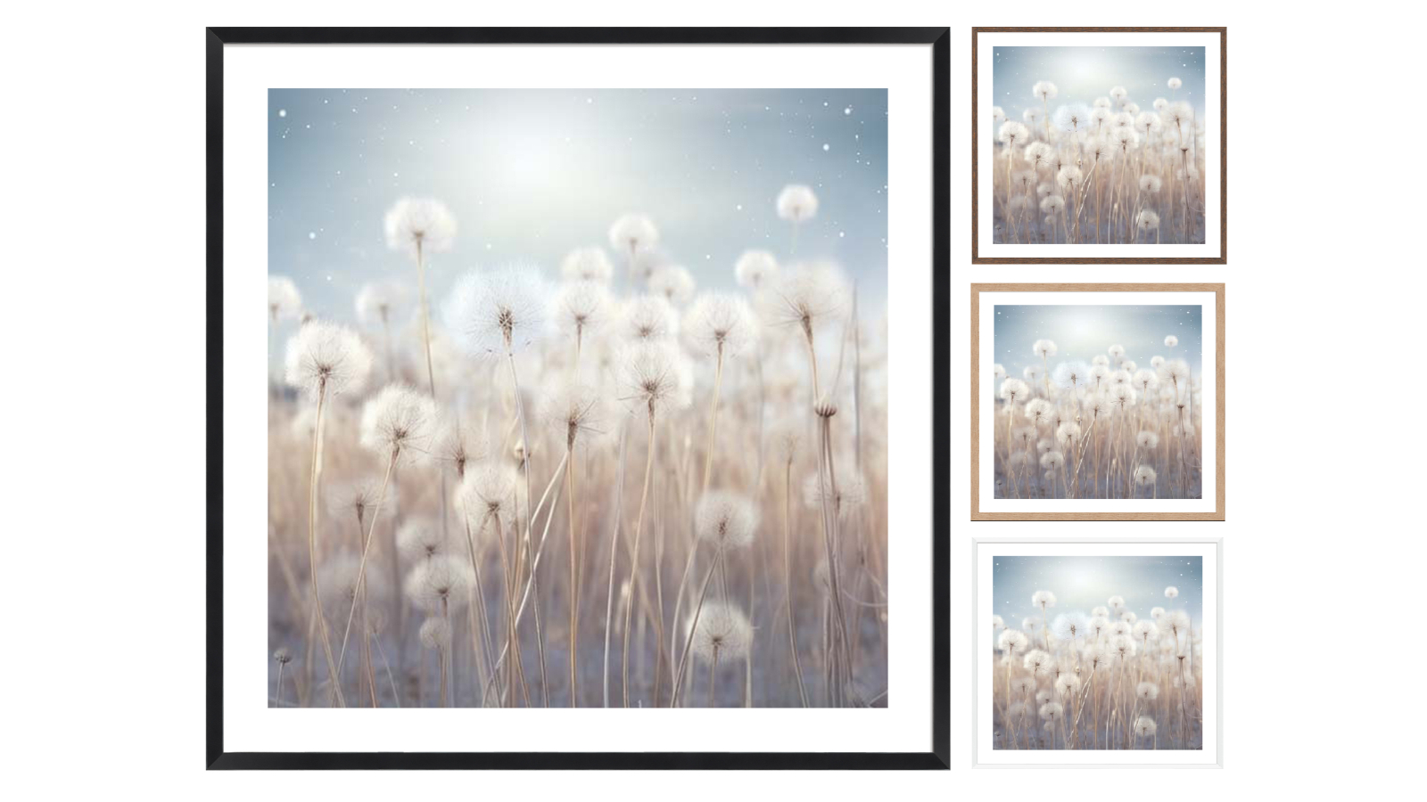 La Grolla Mystical Wild Dandelions I Frame Wall Art