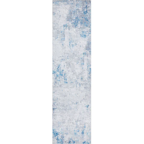 The Weave Studio Illexa 132 Blue Runner Rug - 300 x 80cm