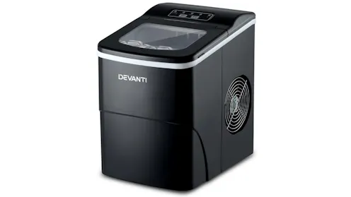 Devanti 12kg Ice Maker Machine Black | Harvey Norman