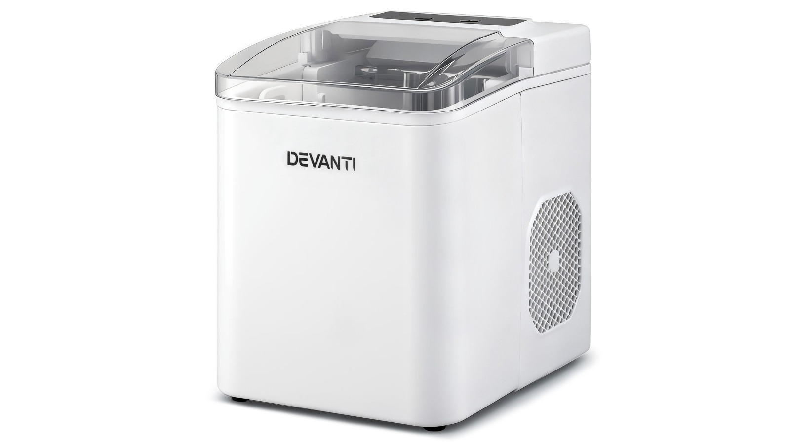 Devanti 12kg Portable Countertop Ice Maker Machine with Self Cleaning - White