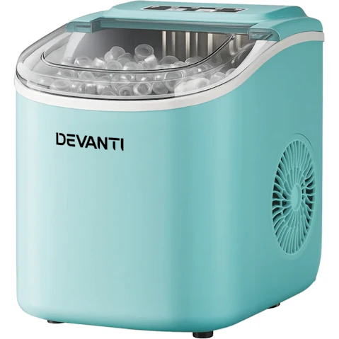 Devanti 12kg Green Ice Maker Machine with Self Cleaning