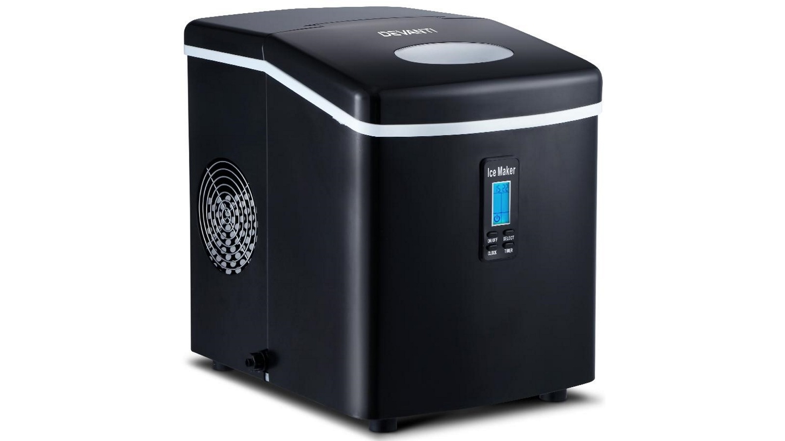 Devanti 3.2L Ice Maker Benchtop Counter - Black