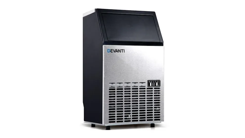 Devanti 45-60kg Commercial Ice Cube Maker | Harvey Norman