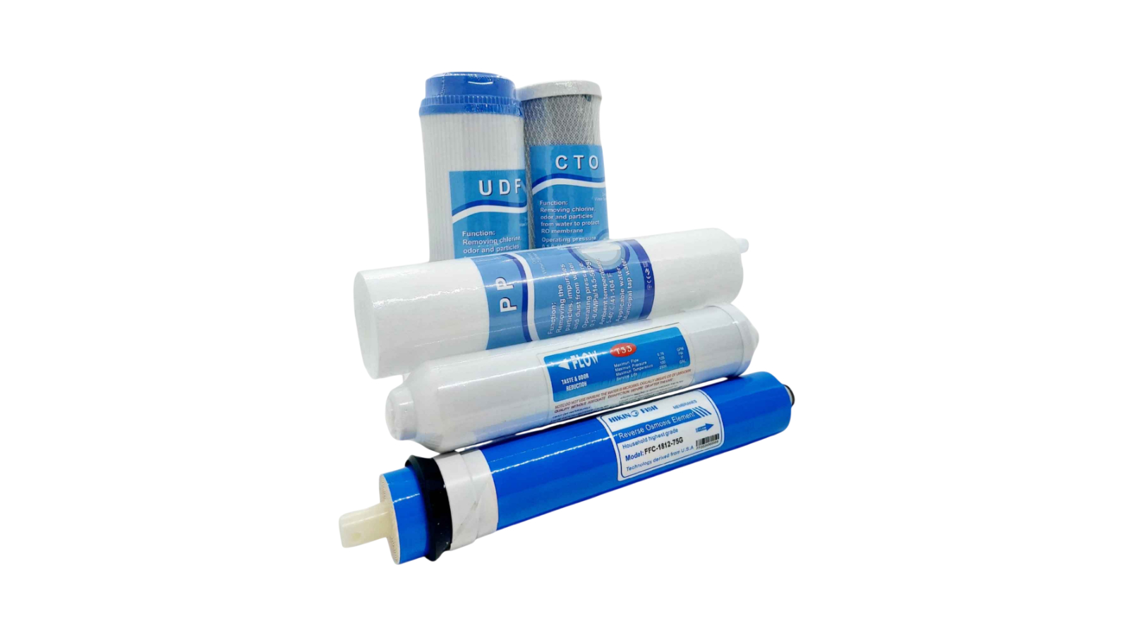 Orku 5-Stage RO Water Filter Cartridge Replacement Pack