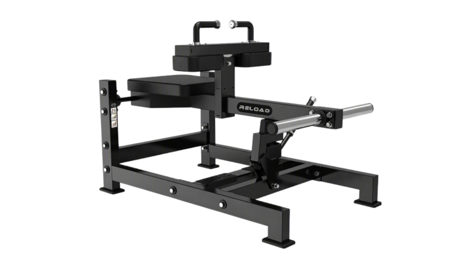 Fitness Hero Raptor Series Seated Calf Plate Loaded Machine - Matte Black