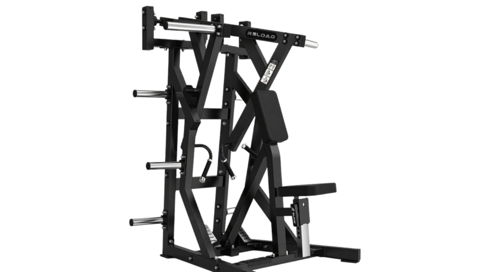 Fitness Hero Raptor Series Low Plate Loaded Machine - Matte Black