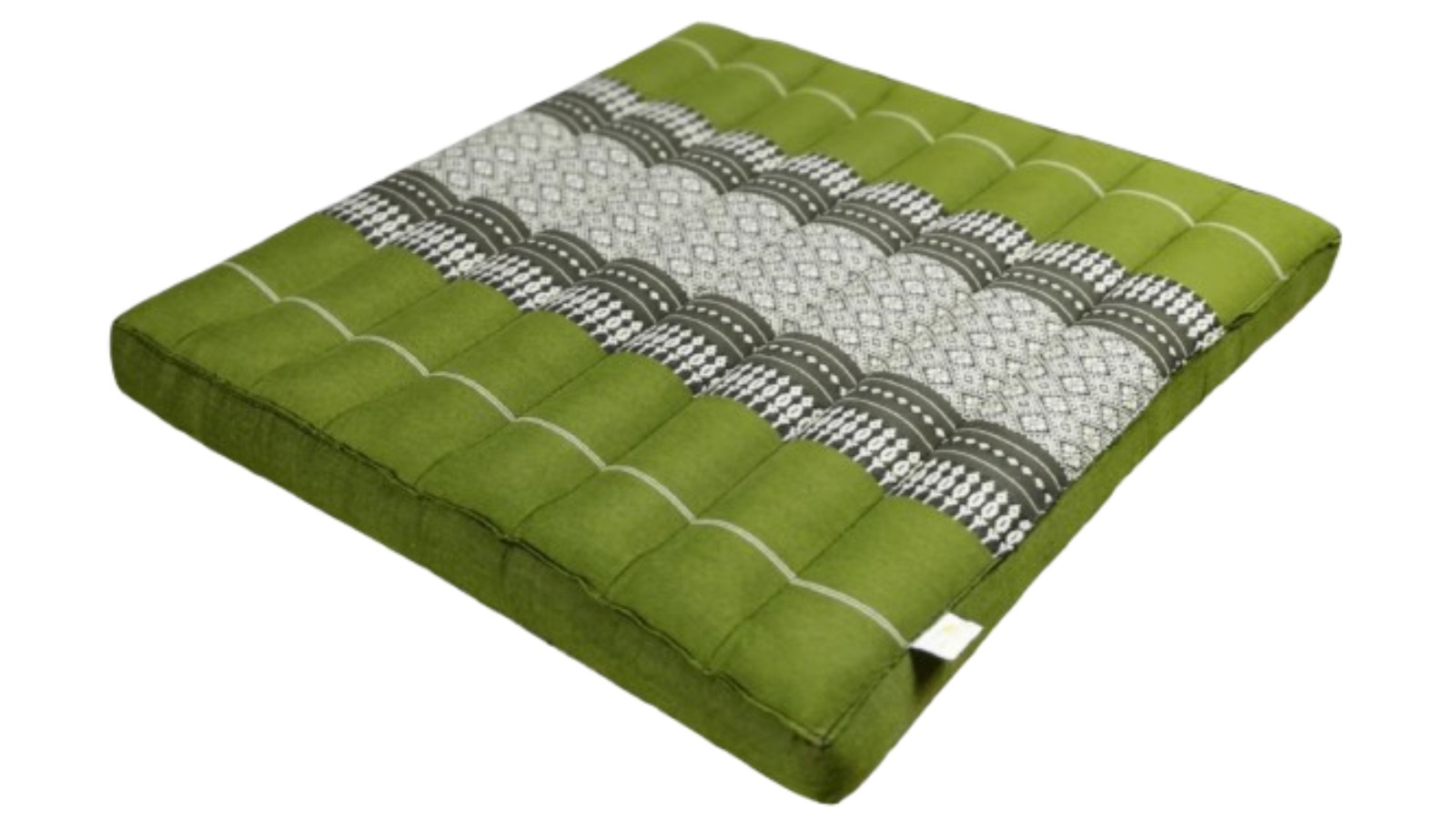 Mango Trees 50 x 50cm Thai Kapok Meditation Cushion - Green