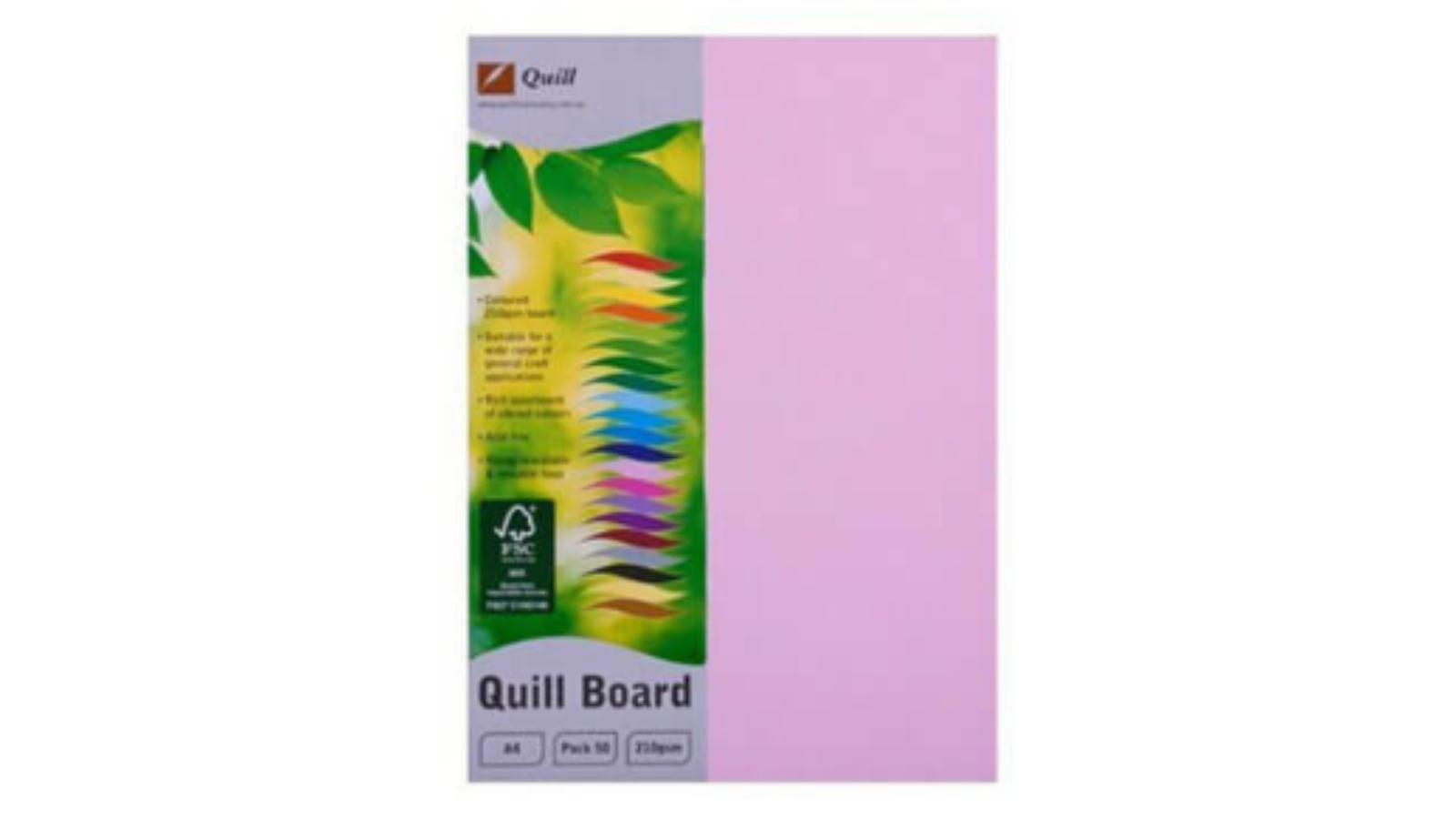 Quill Pack of 50 A4 Cardboard - Musk