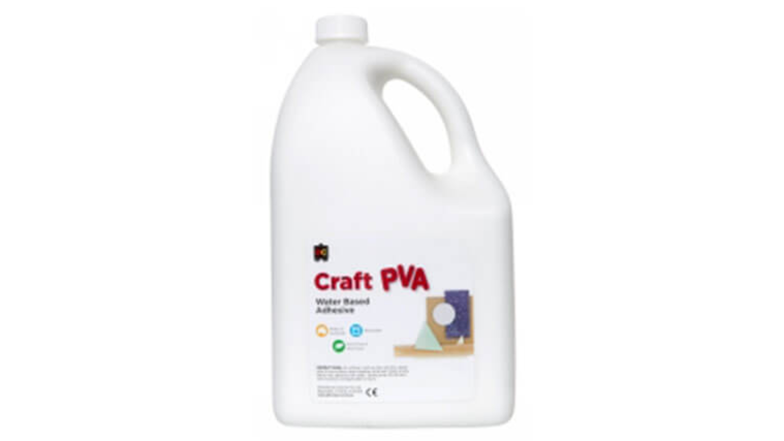 Educational Colours PVA Water Based Craft Glue - 5 Litre 